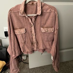 Free People Mauve Pink top - never worn NWT